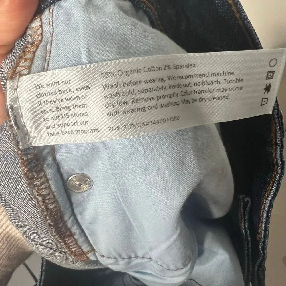Eileen Fisher Jeans Sz 14 Straight Leg Jeans - Picture 8 of 8